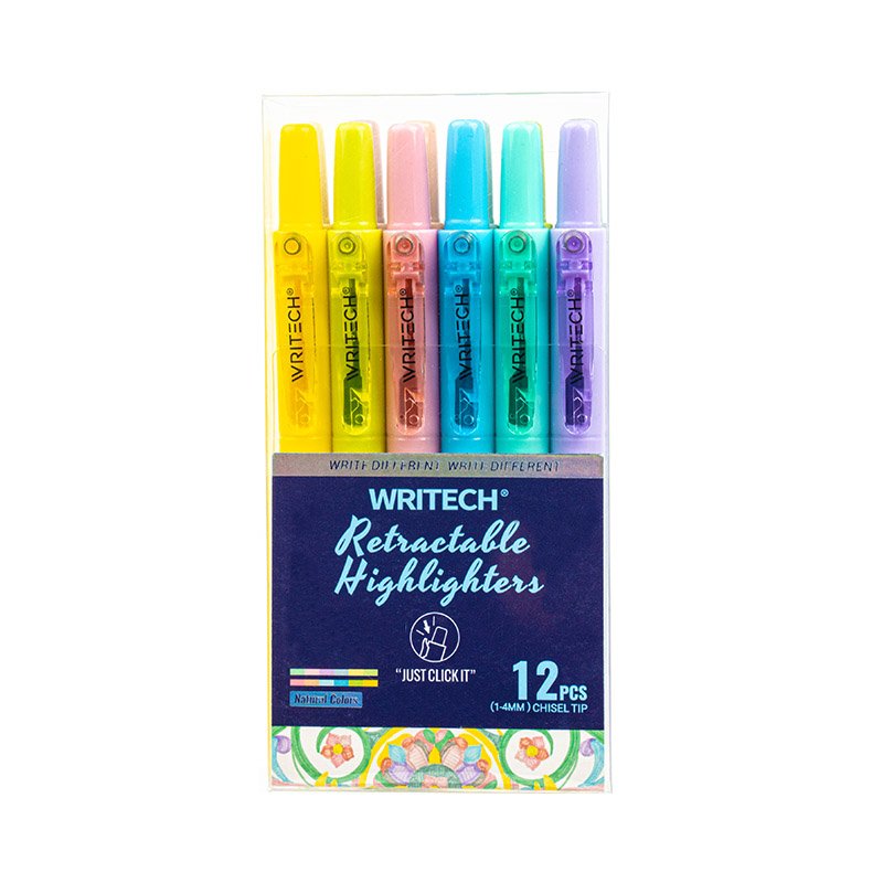 Retractable Highlighter W-805B-375