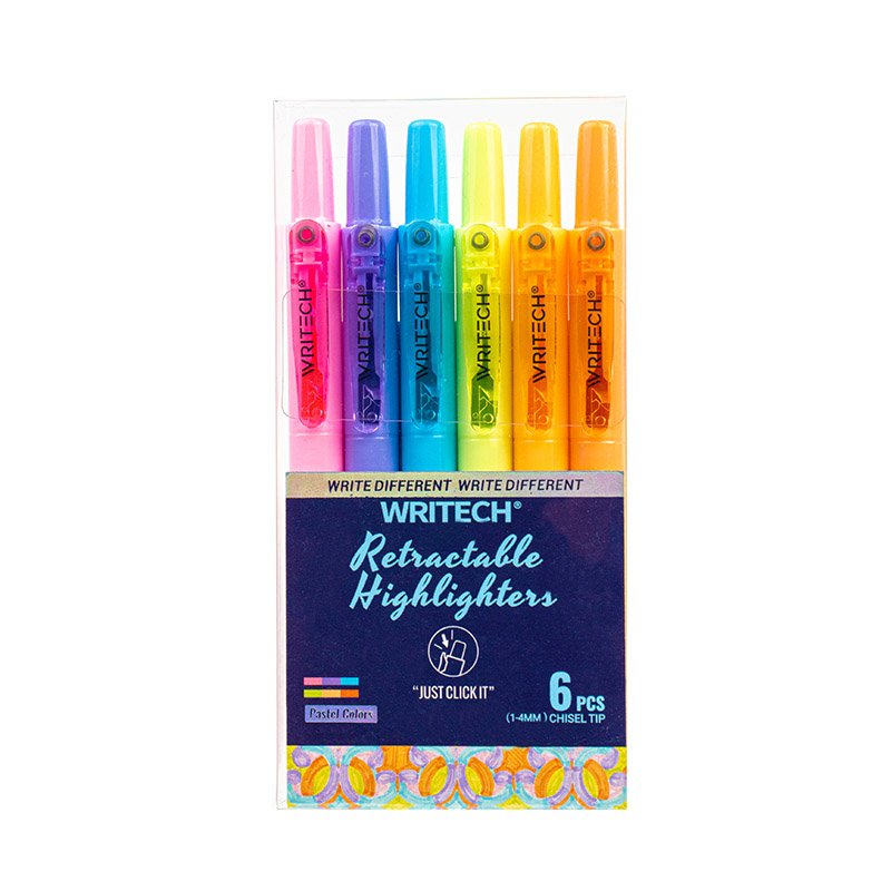 Retractable Highlighter W-805P-349