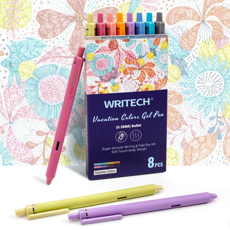 Vacation Color Gel Pen W-0171V-698