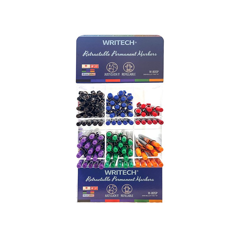 Rretractable Permanent Marker W-805PM-763